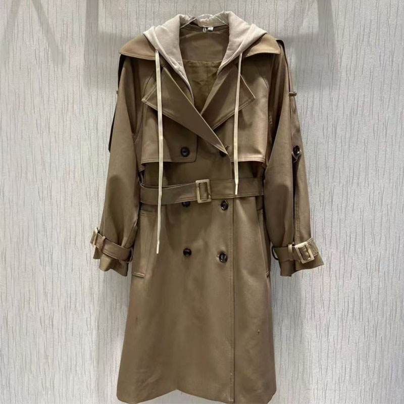 Women's windbreaker long jacket designer top down jacket thick warm down windbreaker thin sleeve women's jacket coat