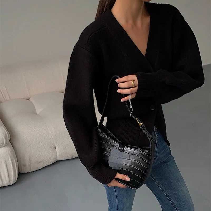 Cardigans Women Vne Crop Prevalent Classic Leisure Sweater c Ele Korean Style Lantern Sve Femme Knitwear Pure R W251014