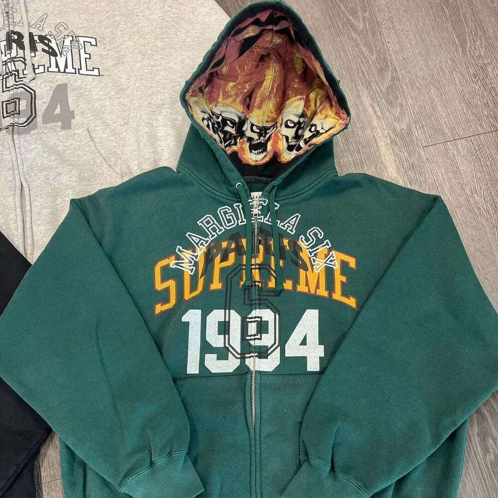 Zipper Cardigan 2025 New Cross-Border 1994 English Print National Trend Treasure Boy Hoodie