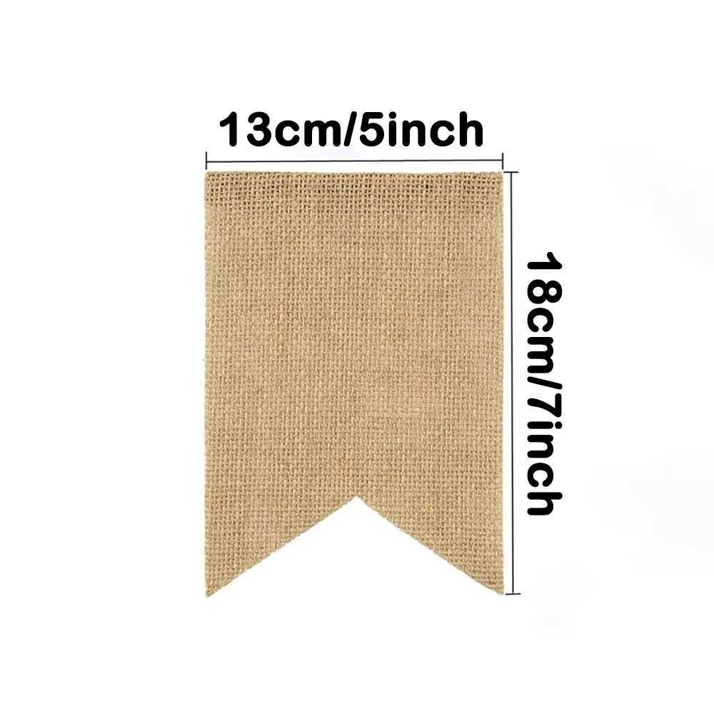 Happy Halloween Burlap Banner Spooky Season Party Decorations Fall Festival Supplies Halloween Home Wall Hangings Rustic Decor C251014