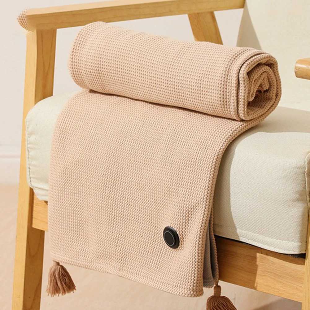 Wearable USB Electric Heated Blanket 3 Heating Levels Heated Shawl Portable Body Warmer Blanket for Home Office Heated Blanket Y251014