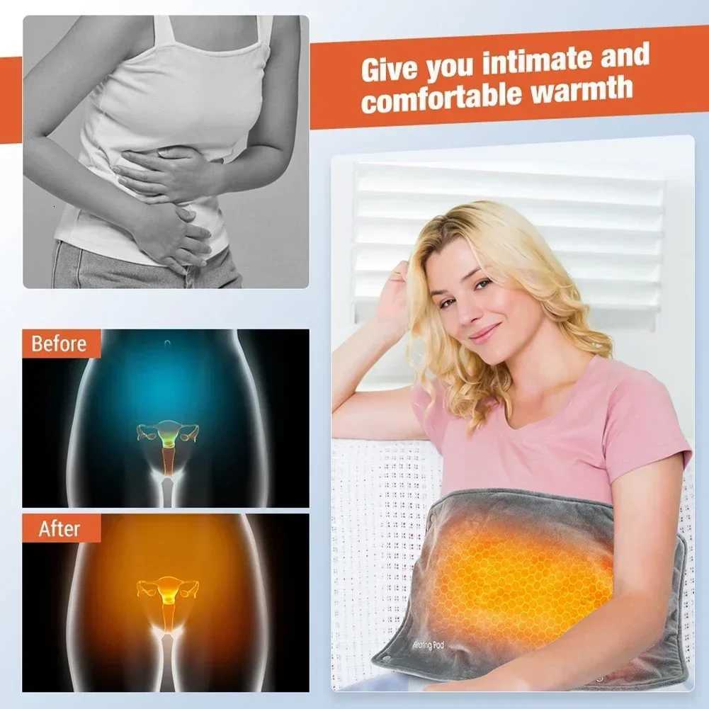 30x48cm Electric Heating Blanket Multifunctional Hot Compress Pad Winter Warmup Graphene Mat USB Charging Thermal Blanket Y251014