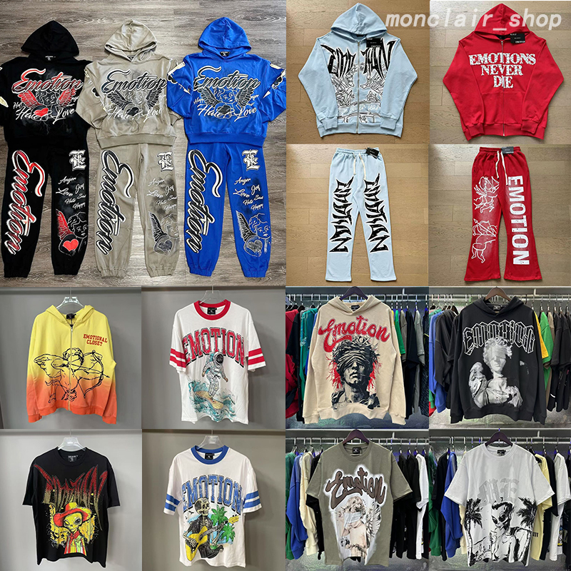 MIXED EMOTION hoodie designer hoodie shirts Men Women High Quality Streetwear Hip Hop Fashion T Shirt shirt classic graphic tee yy