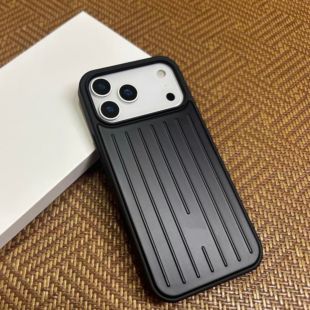 2025 NEW RIM Phone Case Top-quality Suitcase Designer iPhone Case for Apple iPhone 17 Pro Max 16 15 14 13 Polycarbonate Aluminum Alloy MagSafe Weave B