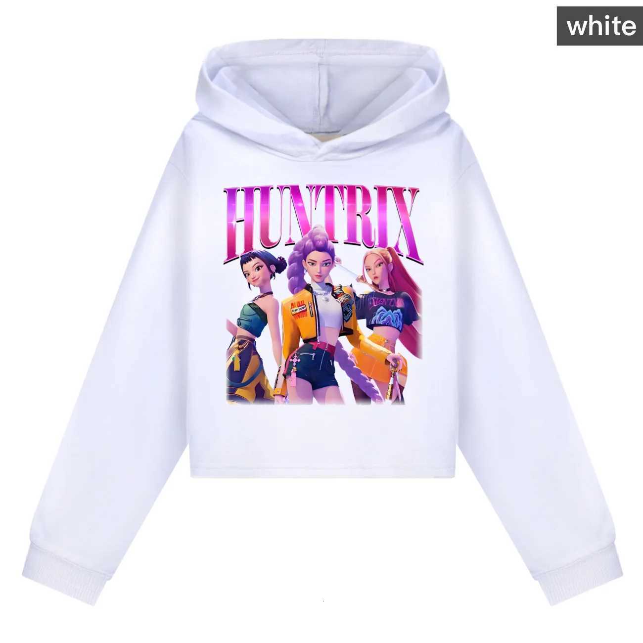 KPop Demon Hunters Huntrix Hoodies Sweatshirts Child Clothing Sets Child Girl Tops Pants 2 Pcs Suits Kids Teens Tracksuits Set X251014