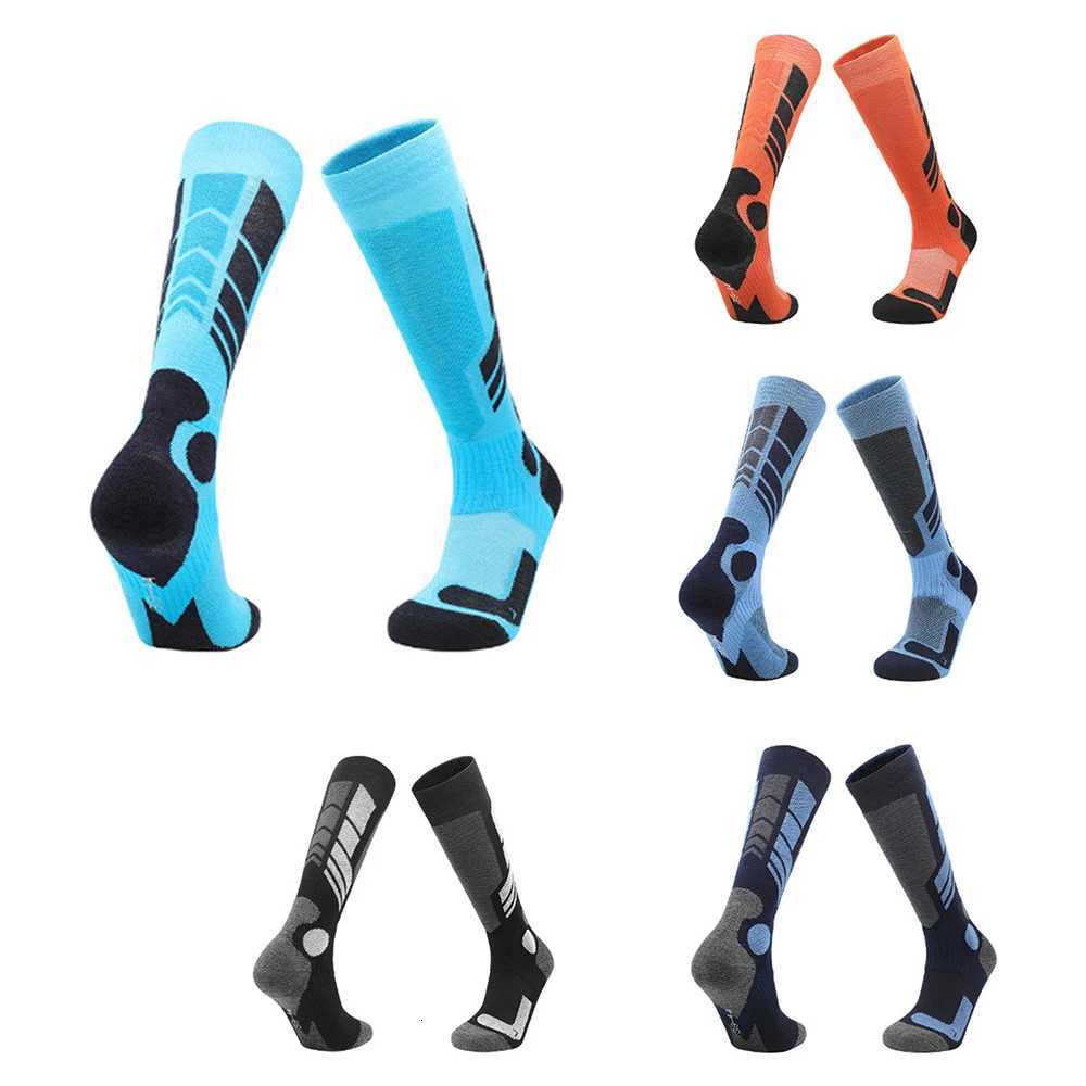 New Winter Men Women Cotton Thermal Ski Socks Children Soccer Sports Socks Snowboarding Cycling Adult Skiing Thicker Leg Warm Z251014