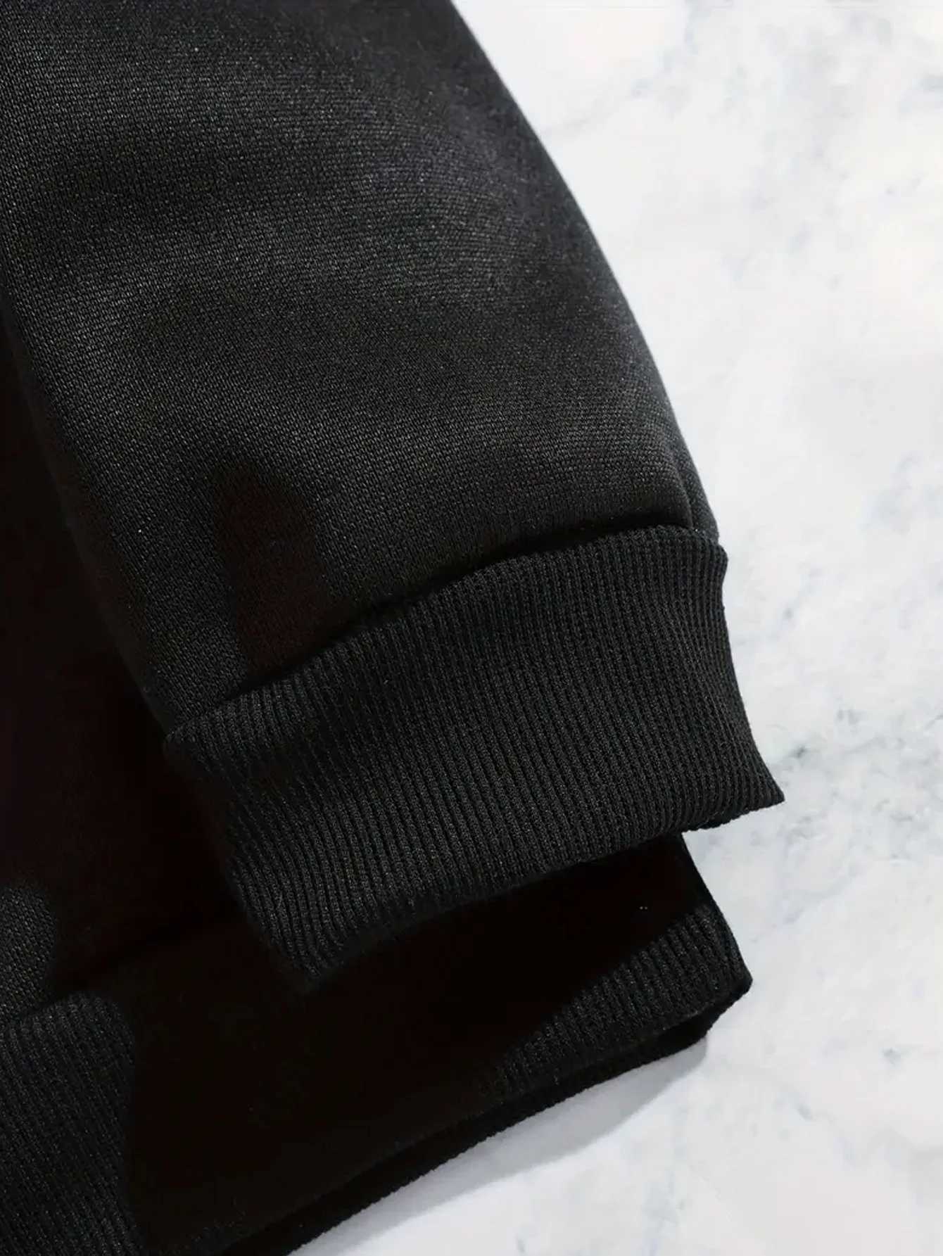 New Letter Print Casual Fashion Mens Pure Cotton Hoodie Loose Street Comfort High Quality Hoodie Unisex Autumn and Winter J251203