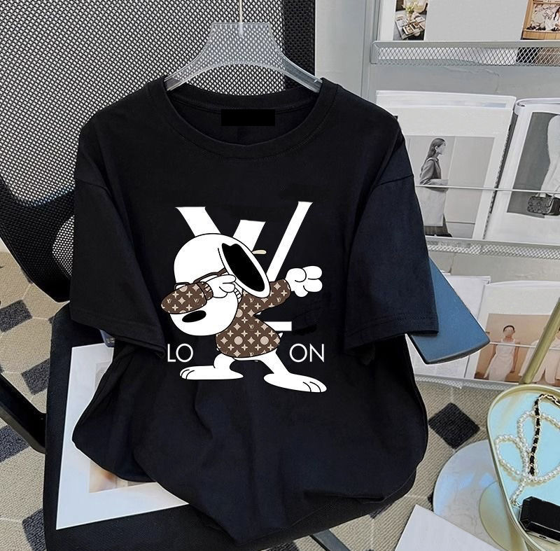 Summer's new casual style men's fashion brand T-shirts, women's T-shirts designed by brand designers with letter-printed short-sleeved casual T-shirts