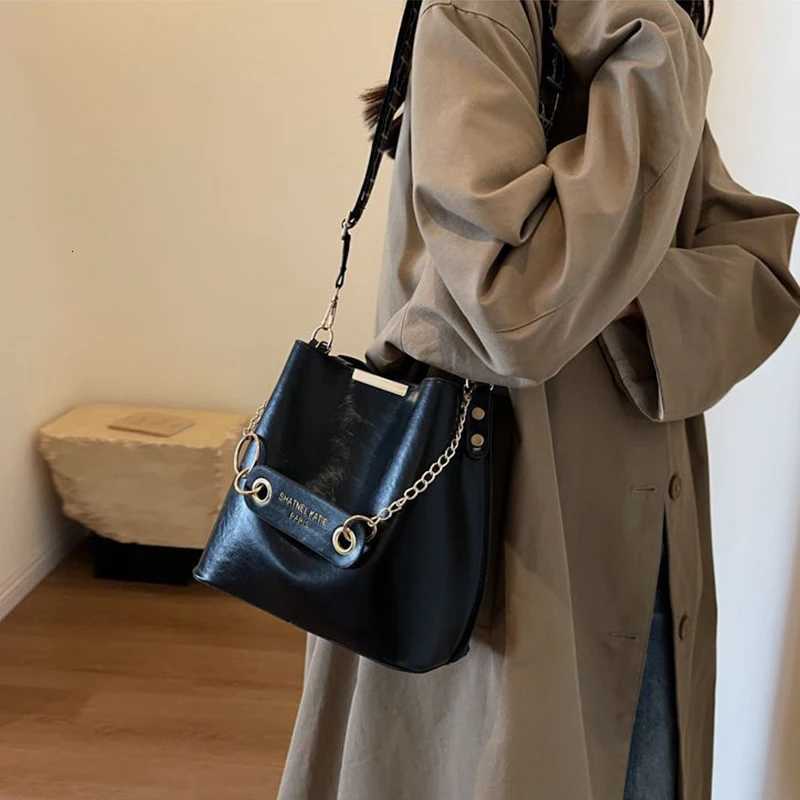 Bag Wens Bag Summer New Fiable Large Capacity Diamd Grid Small Fragrant Style Single Shoder Crossbody Bag Bucket Bag D251014