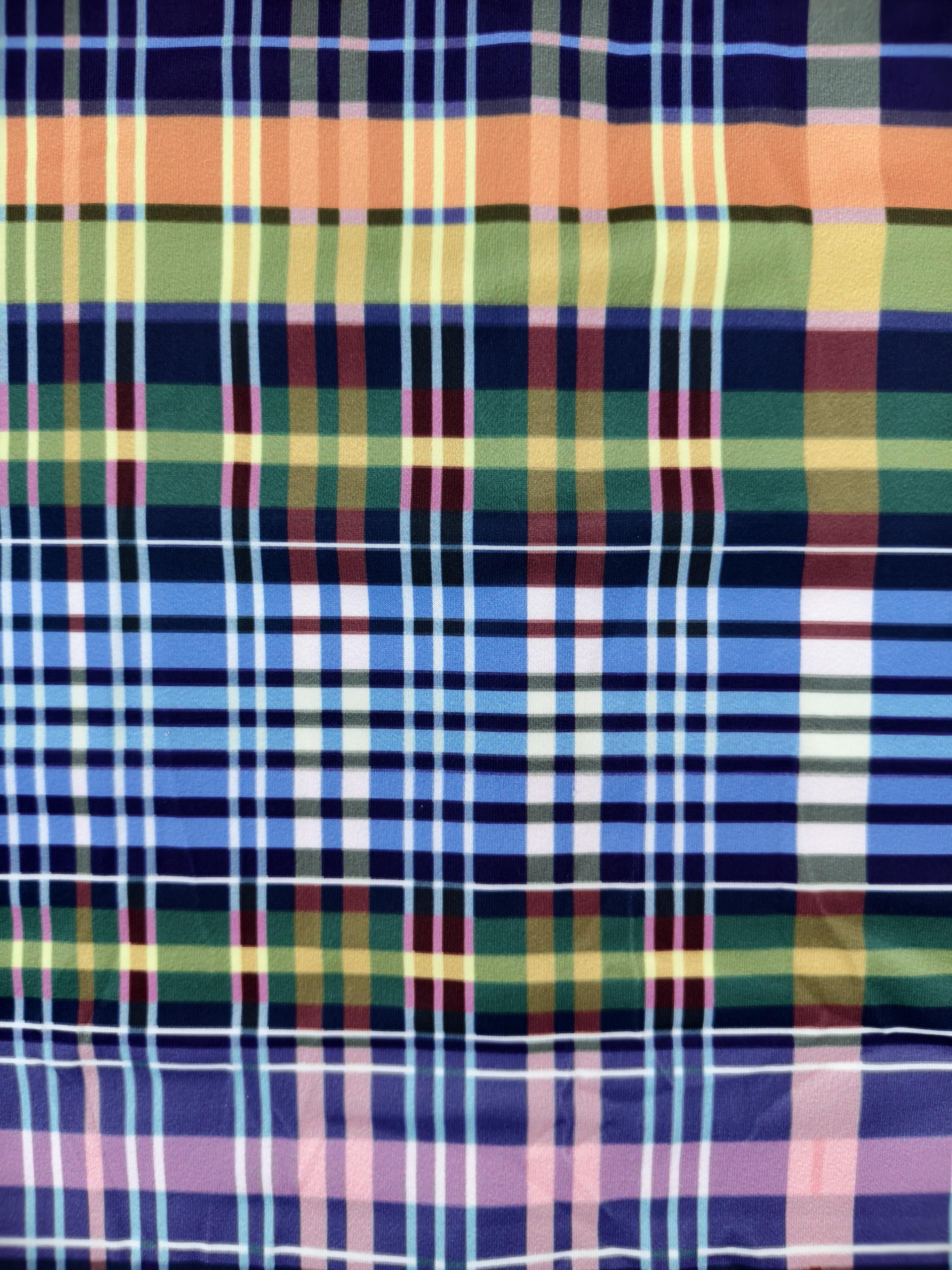 Women's Fashion Zebra - Plaid Printed Casual Wide - Leg Pants-CF42392