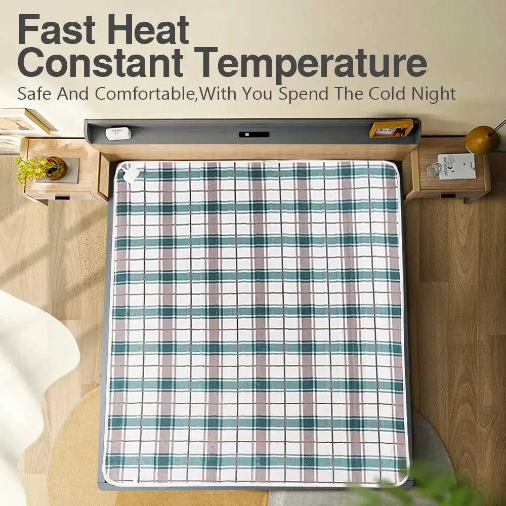 Electric Blanket Heated Mattress 220V110V Thicker Heater Heated Blanket Electric Heating Blanket Winter Body Warmer EUUS Plug Y251014