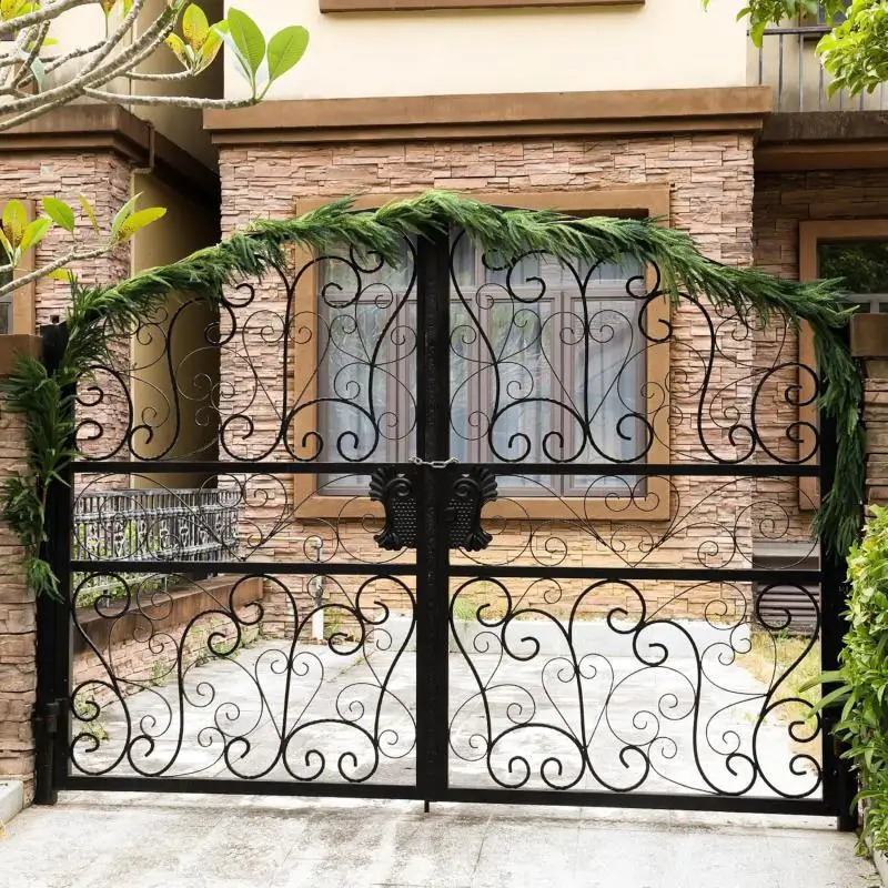 Christmas Norfolk Pine Garland With Lights For Mantle Fireplace Decor Artificial Pine Branches Wreaths Table Home Decor 251010