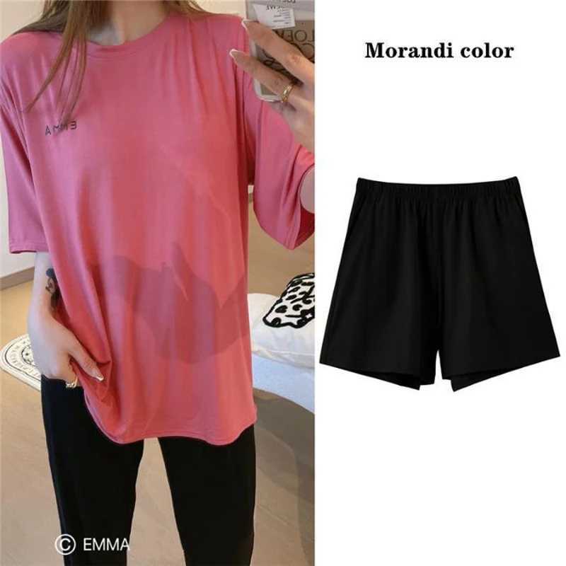 3 Sets Of Spring And Summer New Ladies Pajamas Girls ShortSleeved Loungewear Sweet Simple Imitation Cotton Loungewear SetT251014