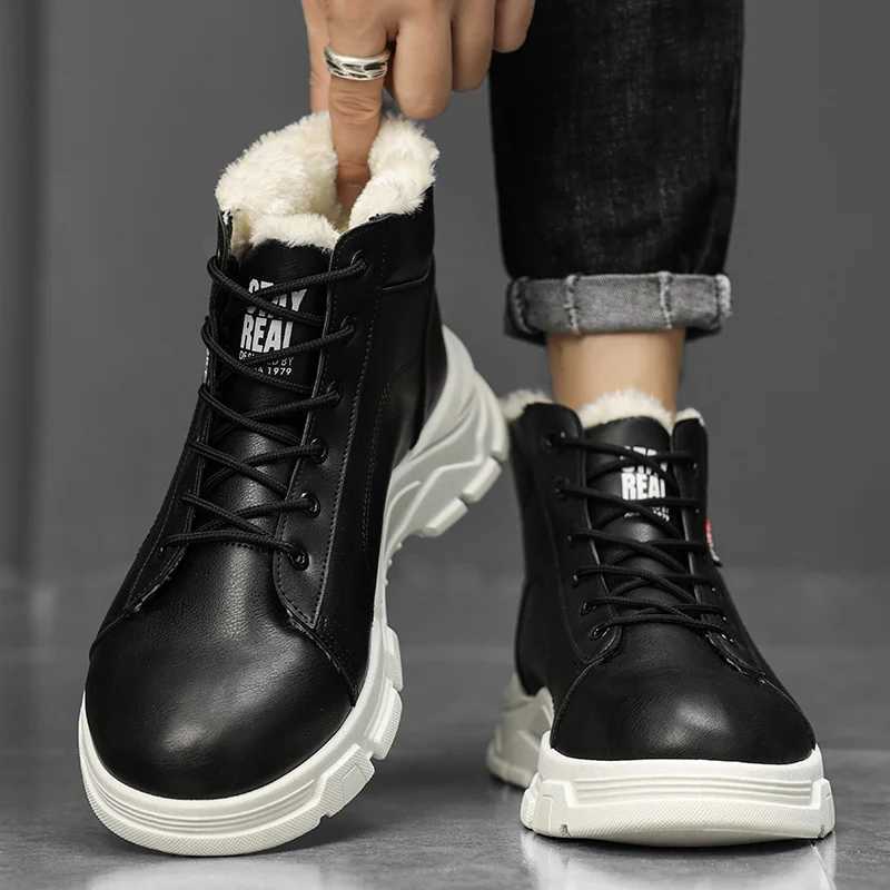 Mens high top denim boots casual sports shoes trendy and fashionable mens boots Z251013