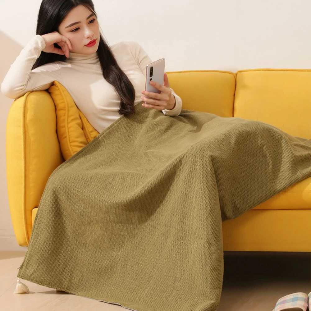 Wearable USB Heated Blanket Shawl 3 Heating Levels Heated Shawl Portable Body Warmer Blanket for Home Office Y251014