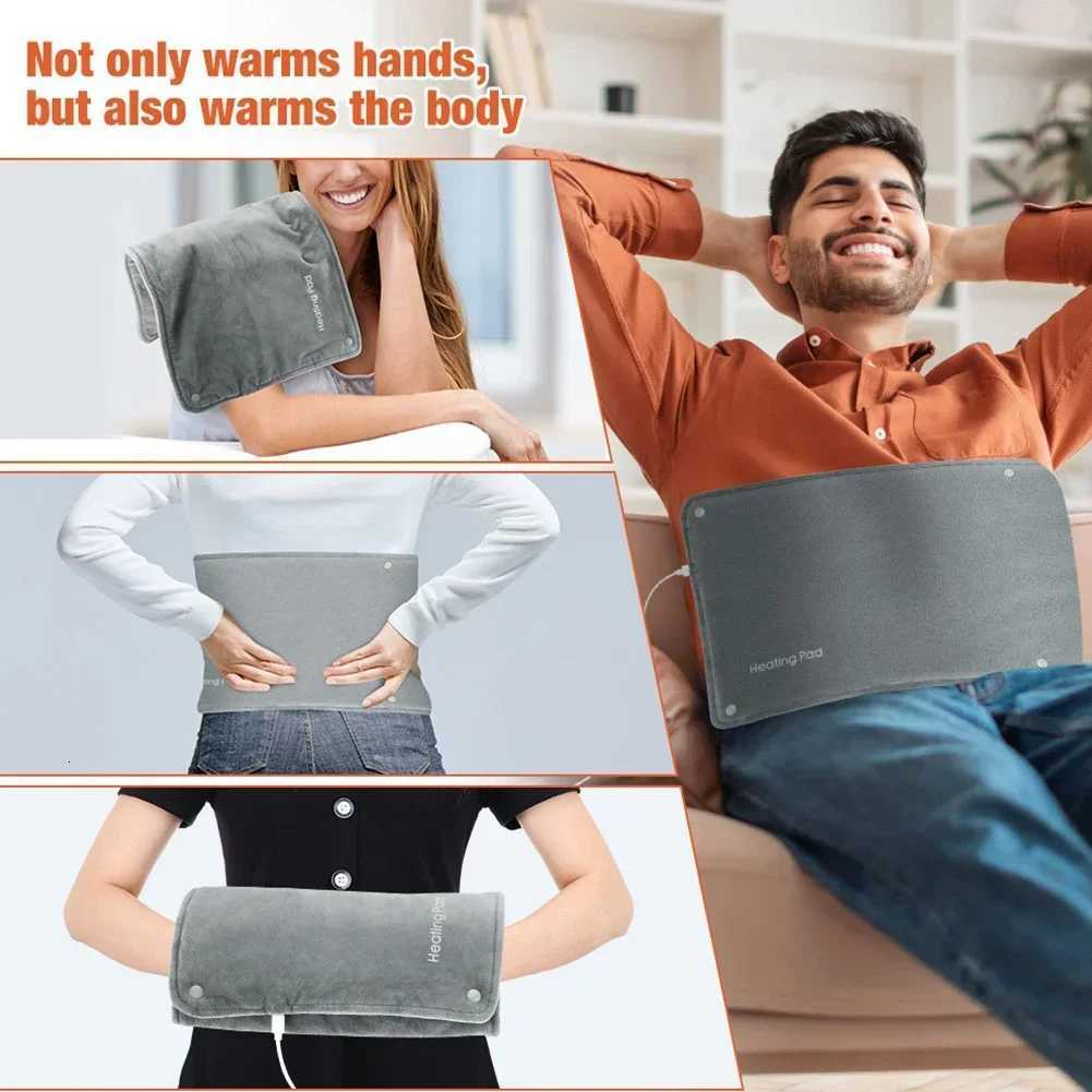 30x48cm Electric Heating Blanket Multifunctional Hot Compress Pad Winter Warmup Graphene Mat USB Charging Thermal Blanket Y251014