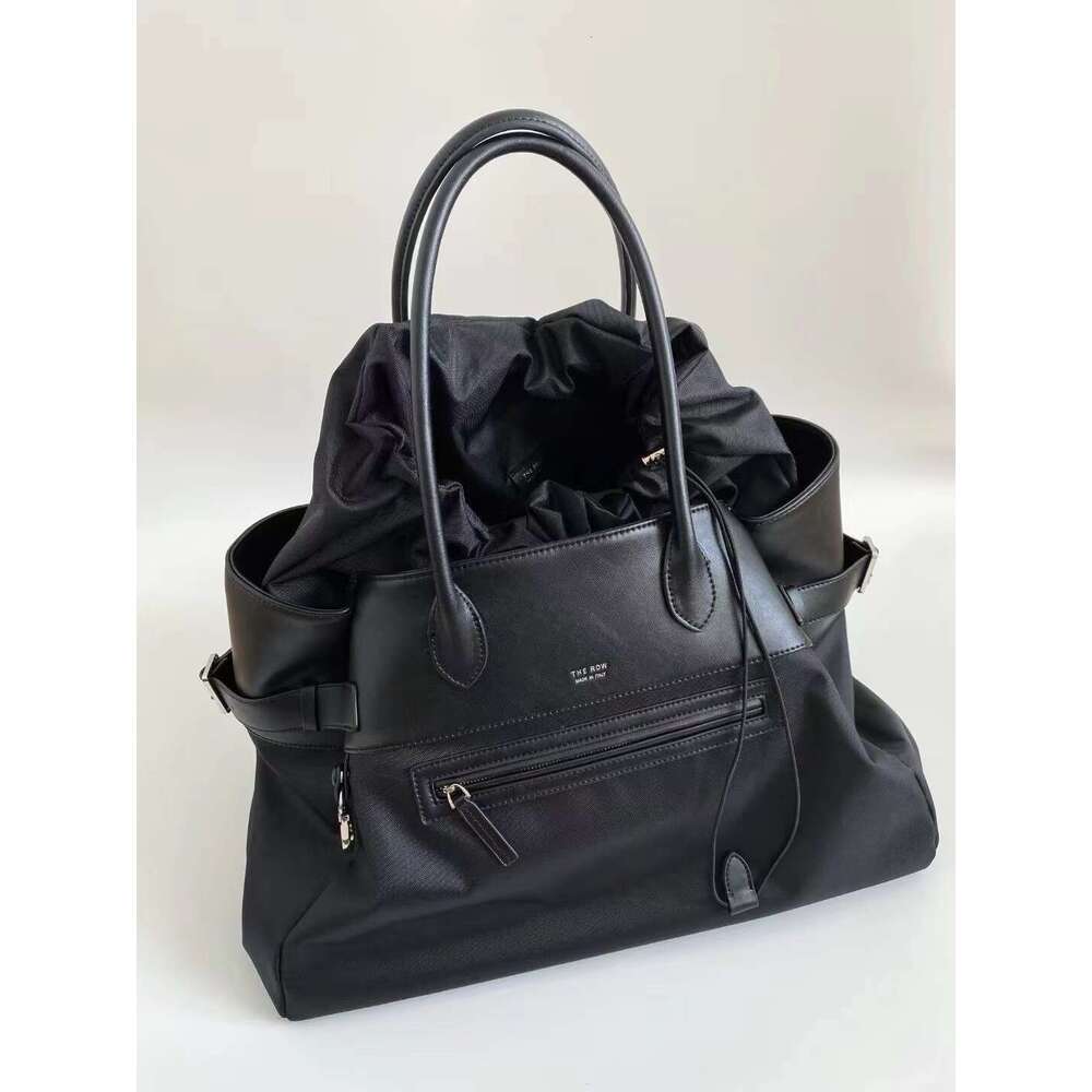 Luxury bag Margaurx Nylon Patchwork Tote Bag Fashionable Unisex Relaxed Feel Large Capacity Handbag Trendy