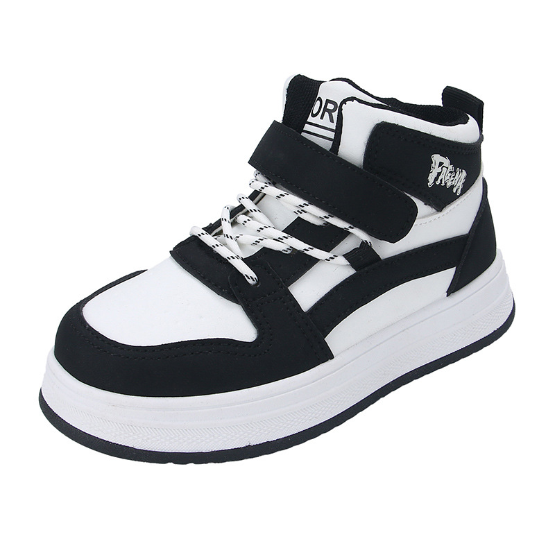 Kids Basketball Shoes Design Toddler Children's Boys Girls Sports Shoes Student High Cut Youth Trainers Sizes US9C-US5Y K01085