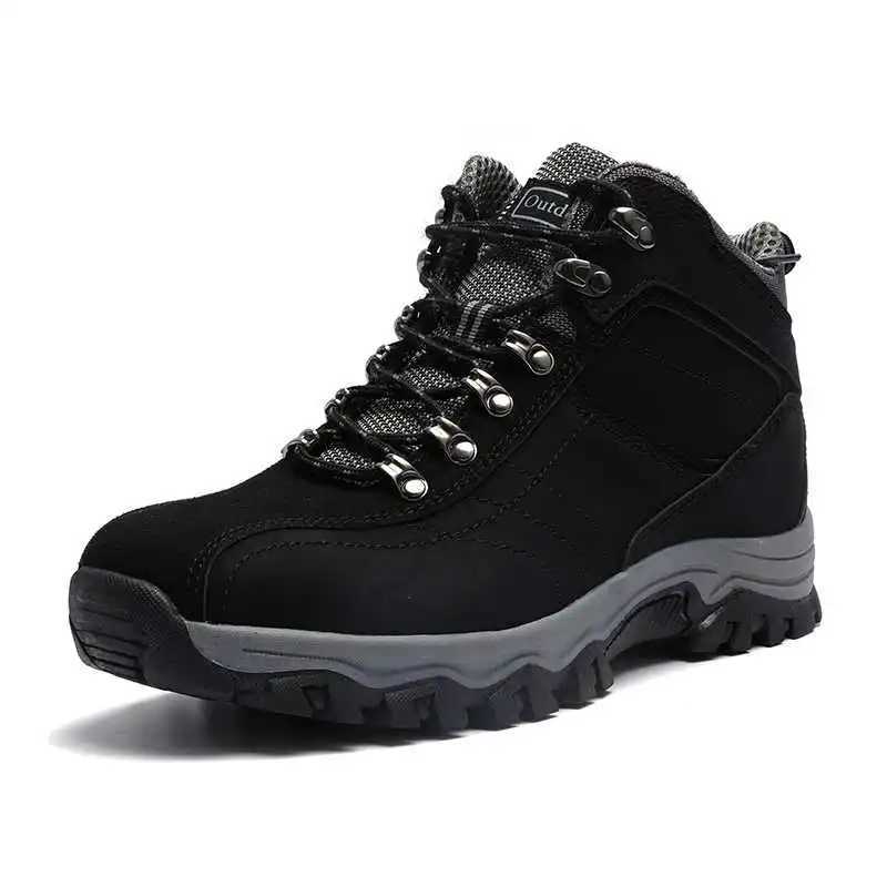 Waterproof Hiking Boots Men Autumn Winter Nonslip Lightweight Breathable Hiking Shoe Outdoor Trekking Hiking Shoes Hunting Shoe C251014