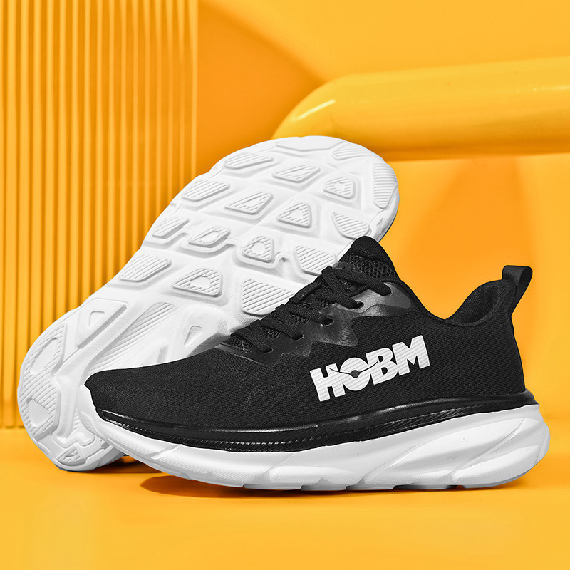 Plus-size men's mesh lightweight running shoes outdoor hiking breathable casual sports trendy shoes EUR36-45