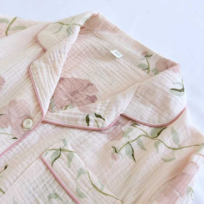 100 Cotton Autumn And Winter women pajamas longsleeved trouser ladies pajamas home service sleepwear Women HomewearT251014