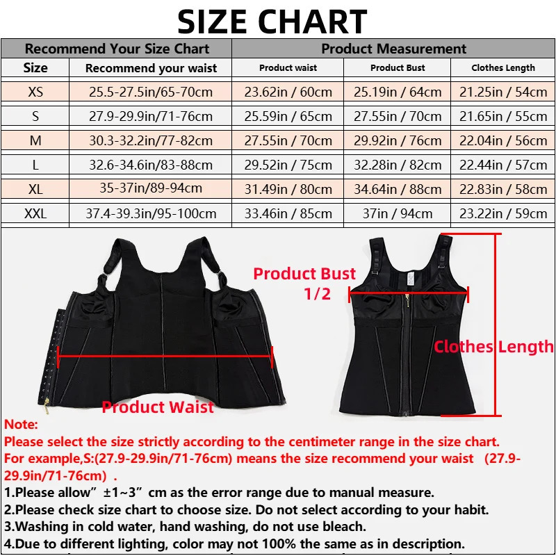 Shapewear Women Colombian Fajas Waist Trainer Tummy Control Vest Body Shaper 17 Steel Bones 3Row Hooks Zipper Adjustable Strap 251010