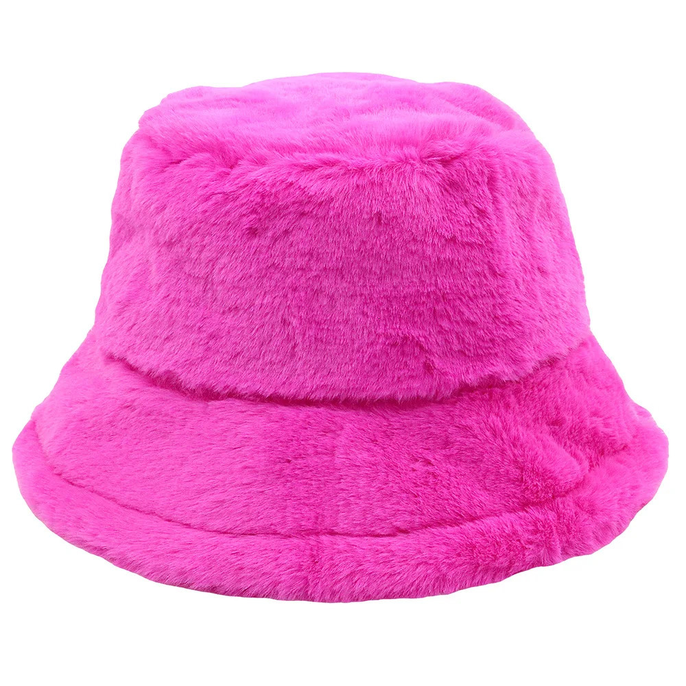Custom Solid Color Rabbit Fur Autumn And Winter Fisherman WomenS HighQuality Keep Warm Hat Outdoor Panama Hat 251010