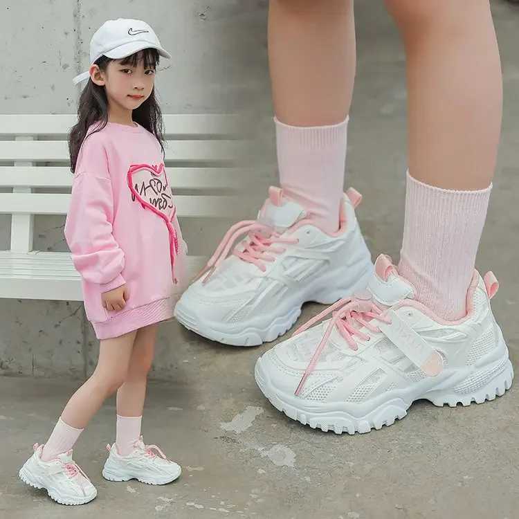 Breathable Mesh Childrens Sport Spring Autumn New Sle Dad Casual Shoes Boys Girls Available in Various Colors XJ250701 XJ260303