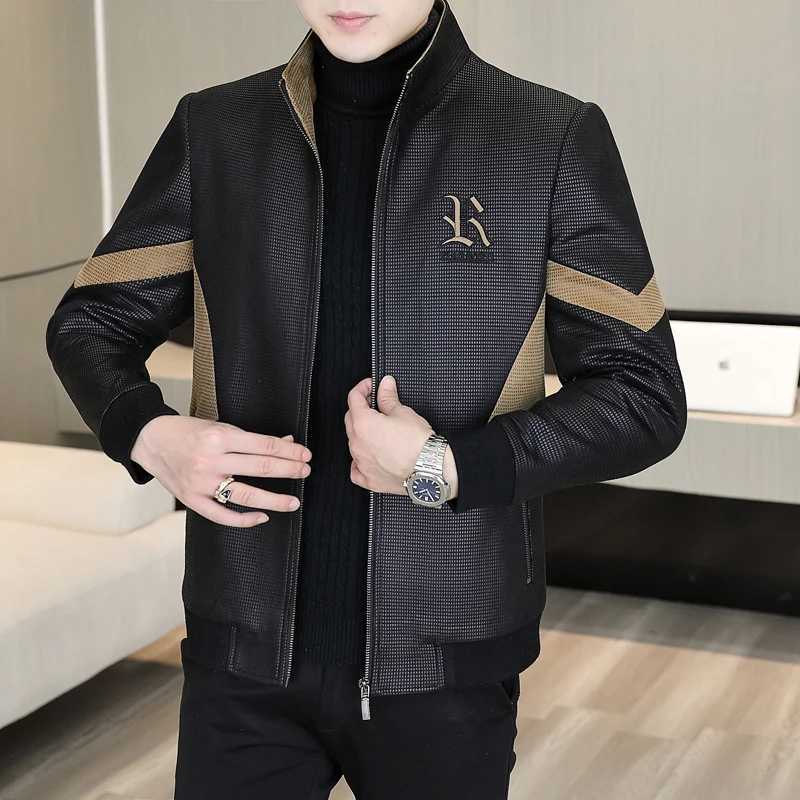 Autumn Winter Mens New Jackets Men Thicken Wool Liner Jacket Fleece Warm lapel Men Coats Casual Streetwear Outwear J251014