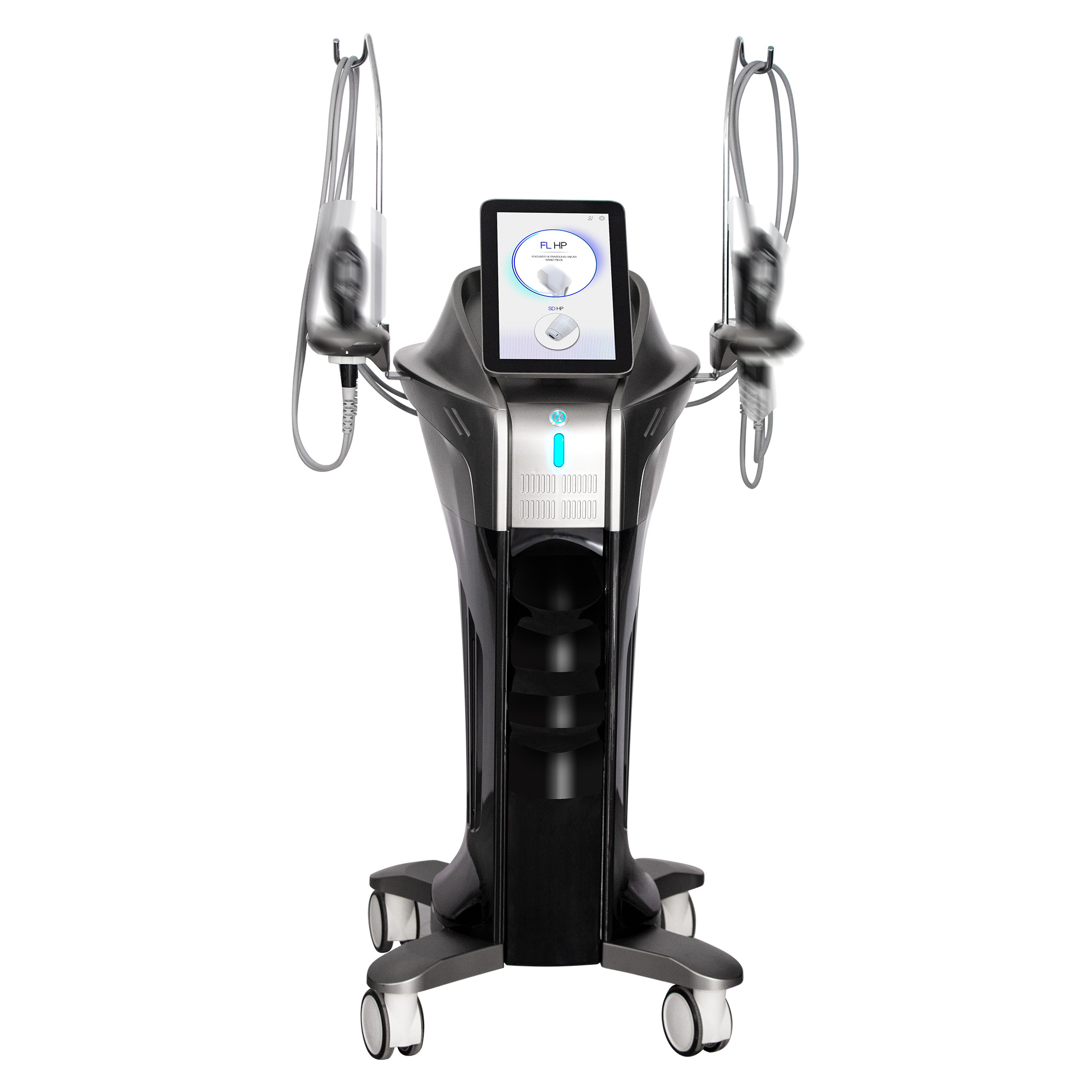 Vertical HIFU Anti-Aging Beauty Machine For Skin Firming Wrinkle Removal Face Contour Lifting And Body Shaping For Spa Or Home Care Use
