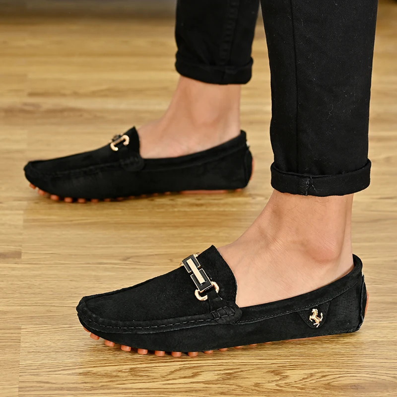 MAEDEF Size 48 Loafers Men Fashion Leisure Leather Shoes Slip on Soft Comfortable Nonslip Driving for 251014