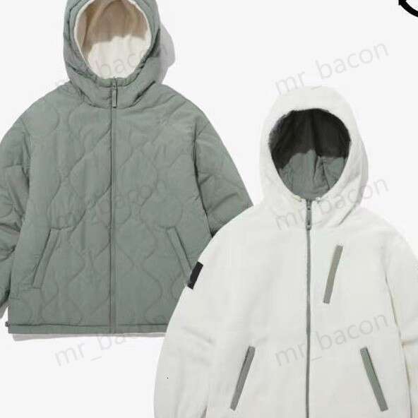 Designer Men Jacket Reversible Sherpa Jacket With Hood, Heavy Duty Winter Coat, Double Sided Wear Cotton Padded Unisex Streetwear