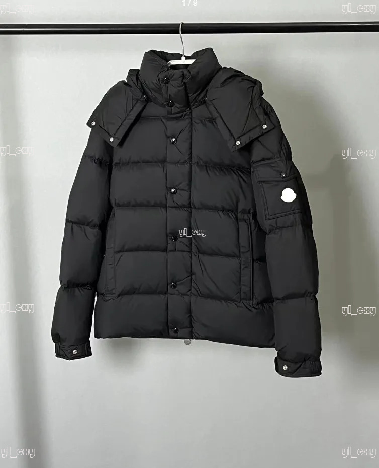 Monclairpufferjacket Down Jacket Mens Designer Women Down Jackets Autumn Cardigan Winter Doudoune Matte Maya Down Jacket 70Th Anniversary Coat 3de