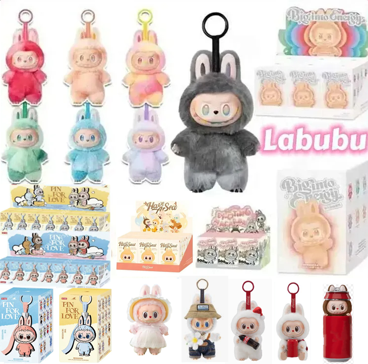 LABUBUBlind box toy MOKOKO FALL IN WILD Gifts PIN FOR LOVE HAVE A SEAT EXCITING Macaron Color Party BIG INTO ENERGY HAPPY FACTOR SURPRISE SHAKE 2027