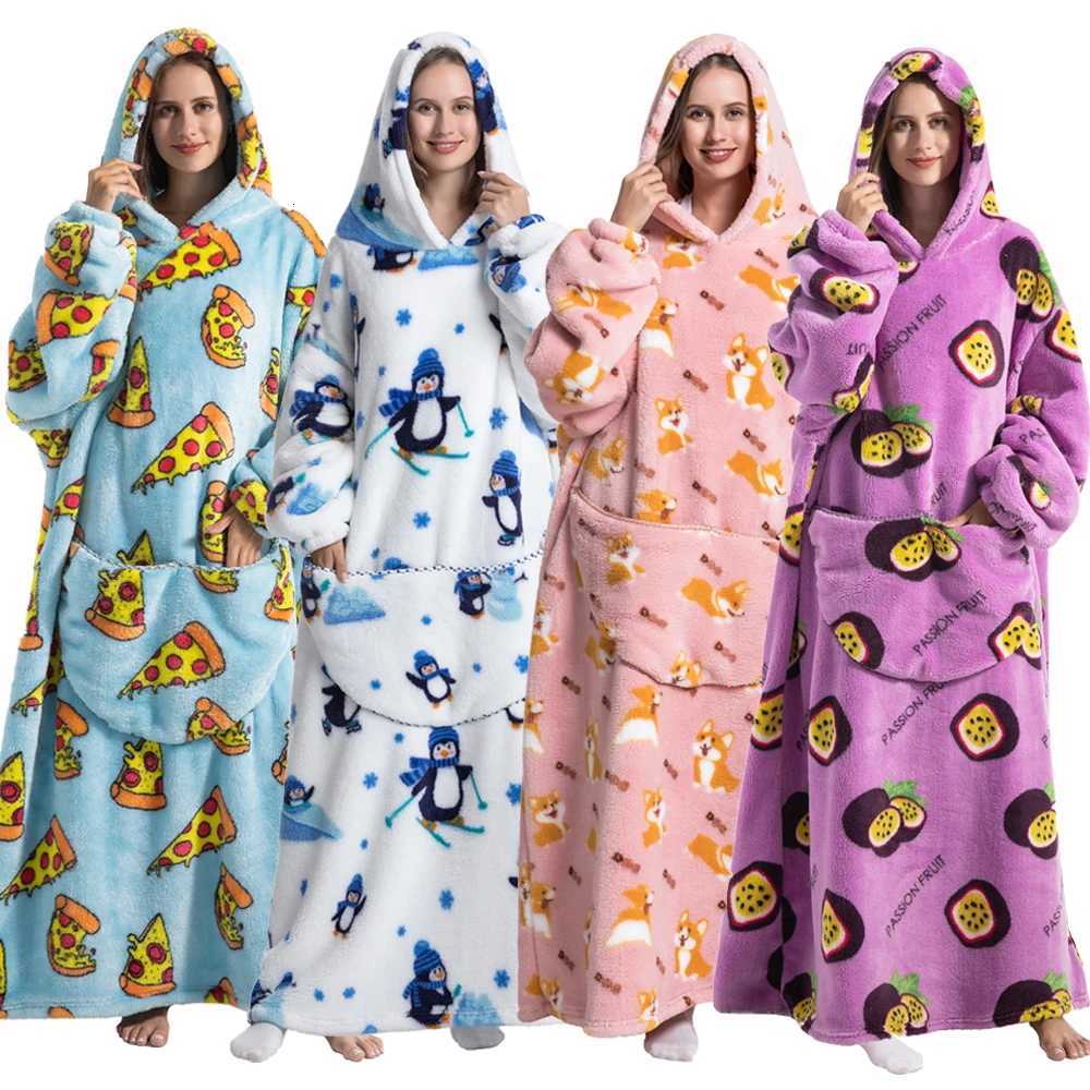 Women Hoodie Winter Clothes White Pink Blue Tops Cute Loungewear Hoodie Funny Bear Dinosaur Pumpkin Christmas Halloween Pajamas Y251013