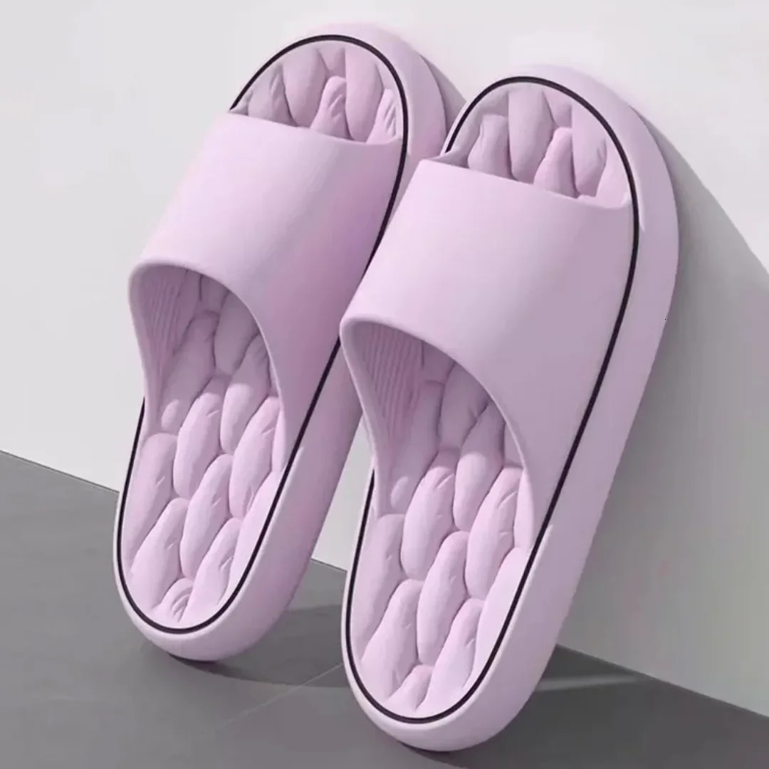 Super Light Soft Slippers Simple Fashion Slides EVA Elastic Shoes Colorful Sneakers In Door Bathroom Flip Flops 251008