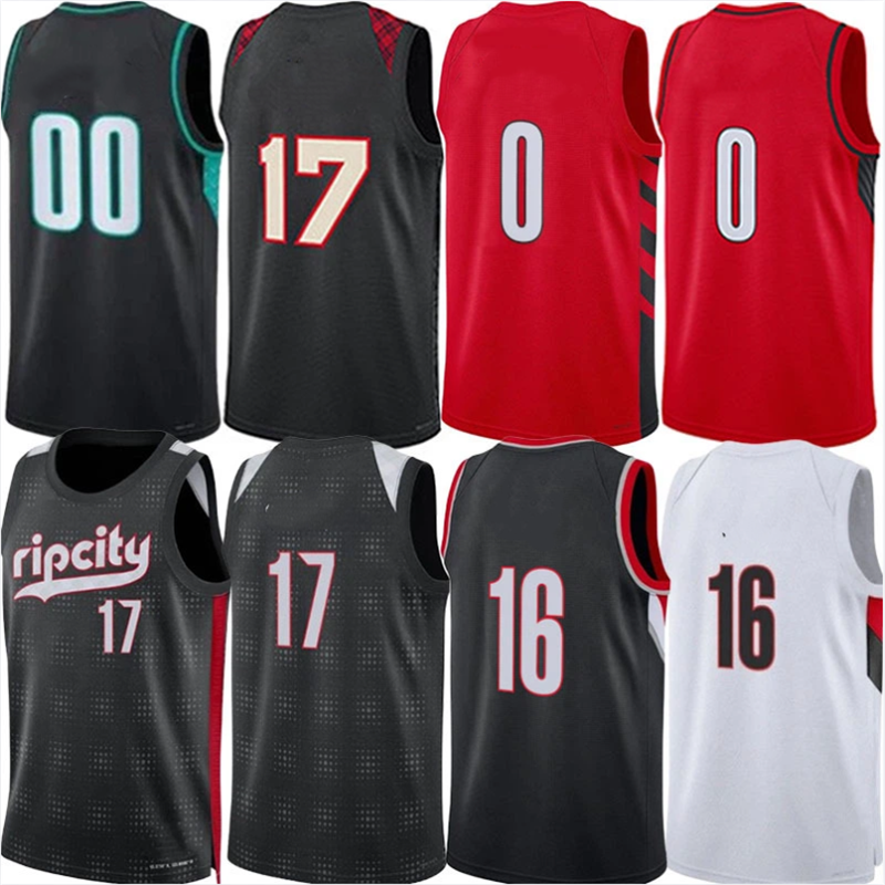 25 26 Portlands Blazer Basketball Jerseys Yang Hansen Deni Avdija Damiann Lillard Scoot Henderson Shaedon Sharpe Jrue Holiday Toumani Camara Clingan C
