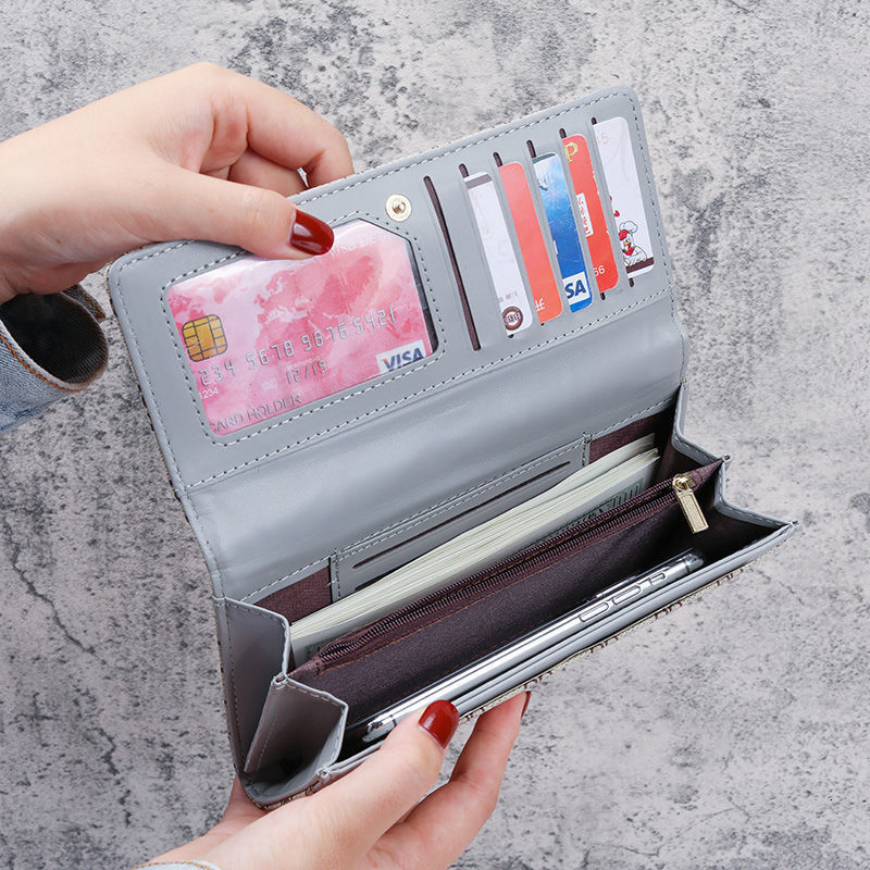 designer bag Women's Wallet Clutch Classic Buckle Coin Purse Long Elegant Phone Bag for Women
