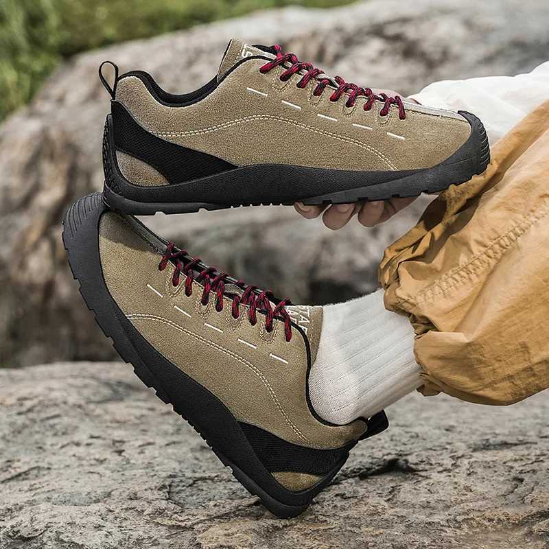 Mens Hiking Shoes Outdoor Low Ankle Walking Trekking Sneakers Men Travel Camping Shoes Protective Sports Mens Shoes Outdoor C251014