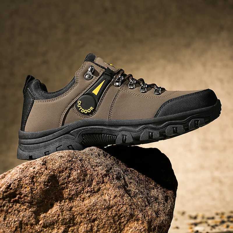 Mens Hiking Shoes Outdoor Trekking Comfortable Breathable Anti Slip Super Large Size 47 Stylish Versatile Durable Lightweight C251014