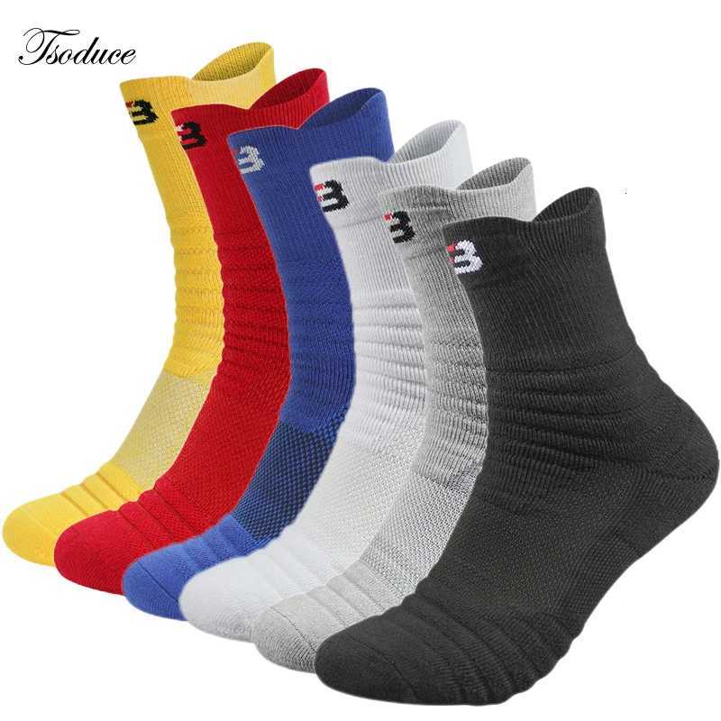 Men Sports Socks Shockabsorbing Cushion Terry Towel Basketball Cycling Running Hiking Tennis Socks for Women Cotton Size 3148 Z251014