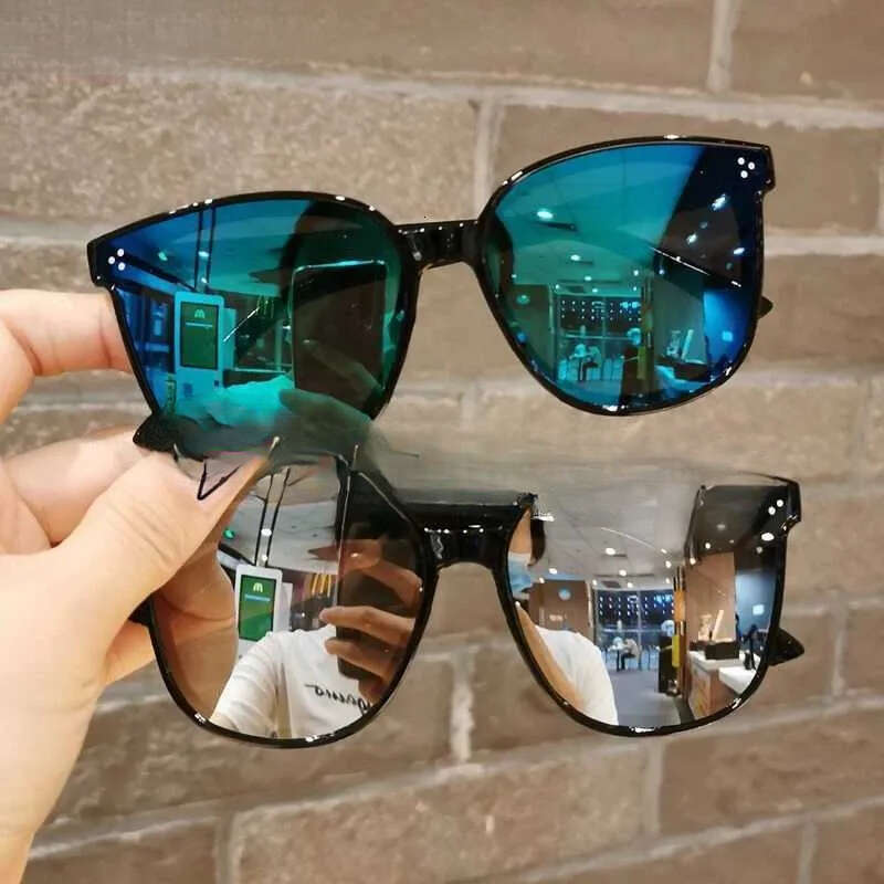 INS Children Cat Eyes Sunglasses Square Kid Girl Boy Stylish Goggles Baby Student Eye Glasses Shades Party Eyewear Uv400 L240910 Z260305