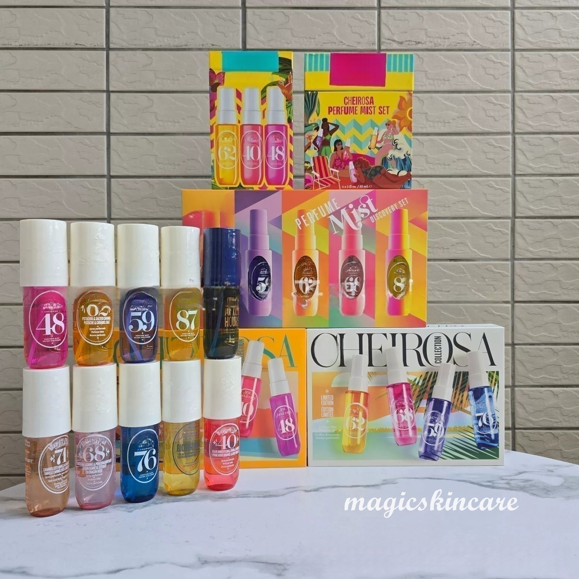 Body Perfume Mist 3Pcs/4Pcs*30ml Gift Set Body Fragrance for Men Women with Good Smell High Quality brume Parfum