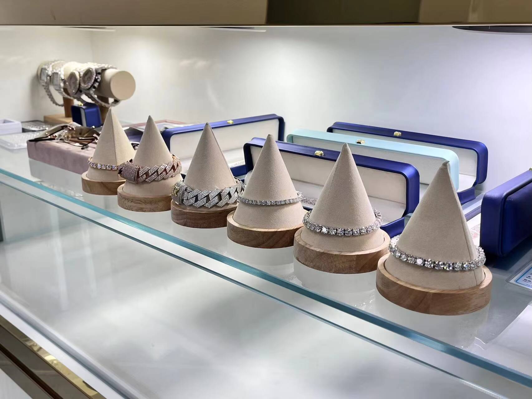 14mm Cuban Link Chain 925 Silver Ice VVS Moissabite Cuban Chain Bracelet Hiphop Men Women Diamond Wrist Bracelet