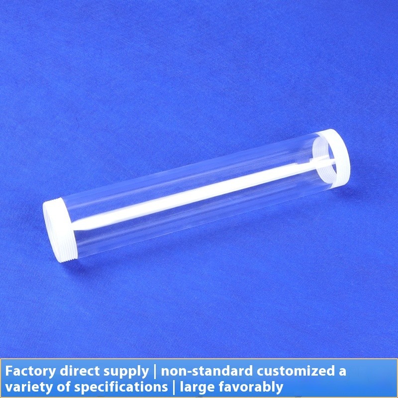 Factory Direct Sale Transparent Frosted Male and Female Thread Quartz Rod Quartz Tube Thread Inner and Outer Thread
