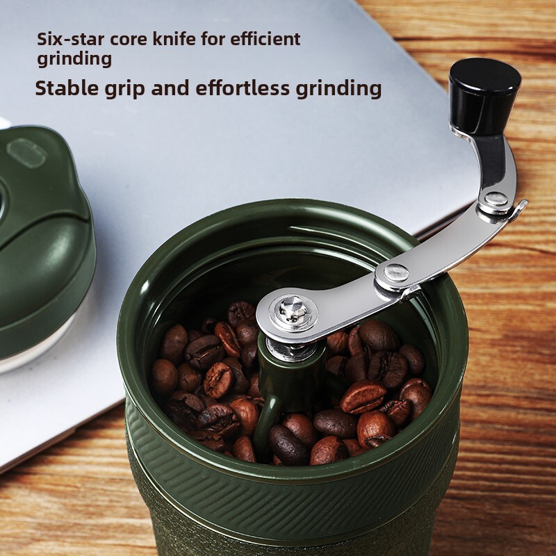 Crank Portable Hand Brew Cup Integrated Machine Dormitory Outdoor Coffee Grinder