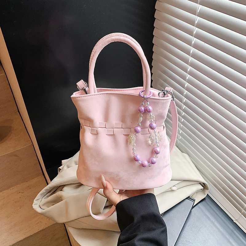 Korean Versi Handbag Bag Wens 2025 New Fi Cmuter Shoder Bag Bucket Cmuter Messenger Bag D251014