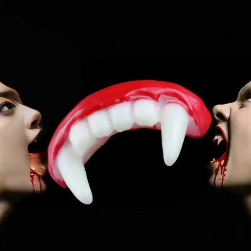 Horror Vampire Dentures Ghost Halloween Party Props Makeup Cosplay Performance Vampire Dentures Carnival Festival Party Supplies C251014