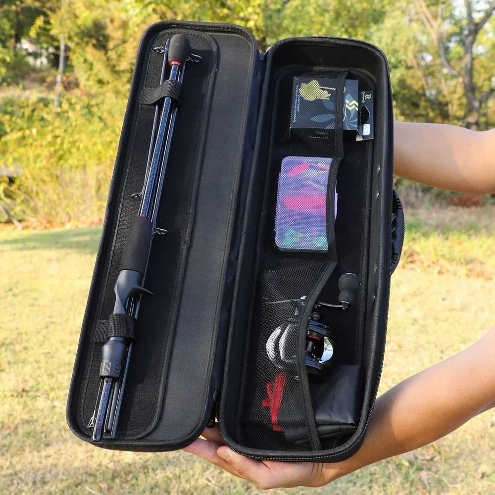 Sougayilang Fishing Rods and Reels Full Set Bag Portab 5 Sections Fishing Rod 2LB Max Drag Baitcasting Reel Carp Fishing Y251014