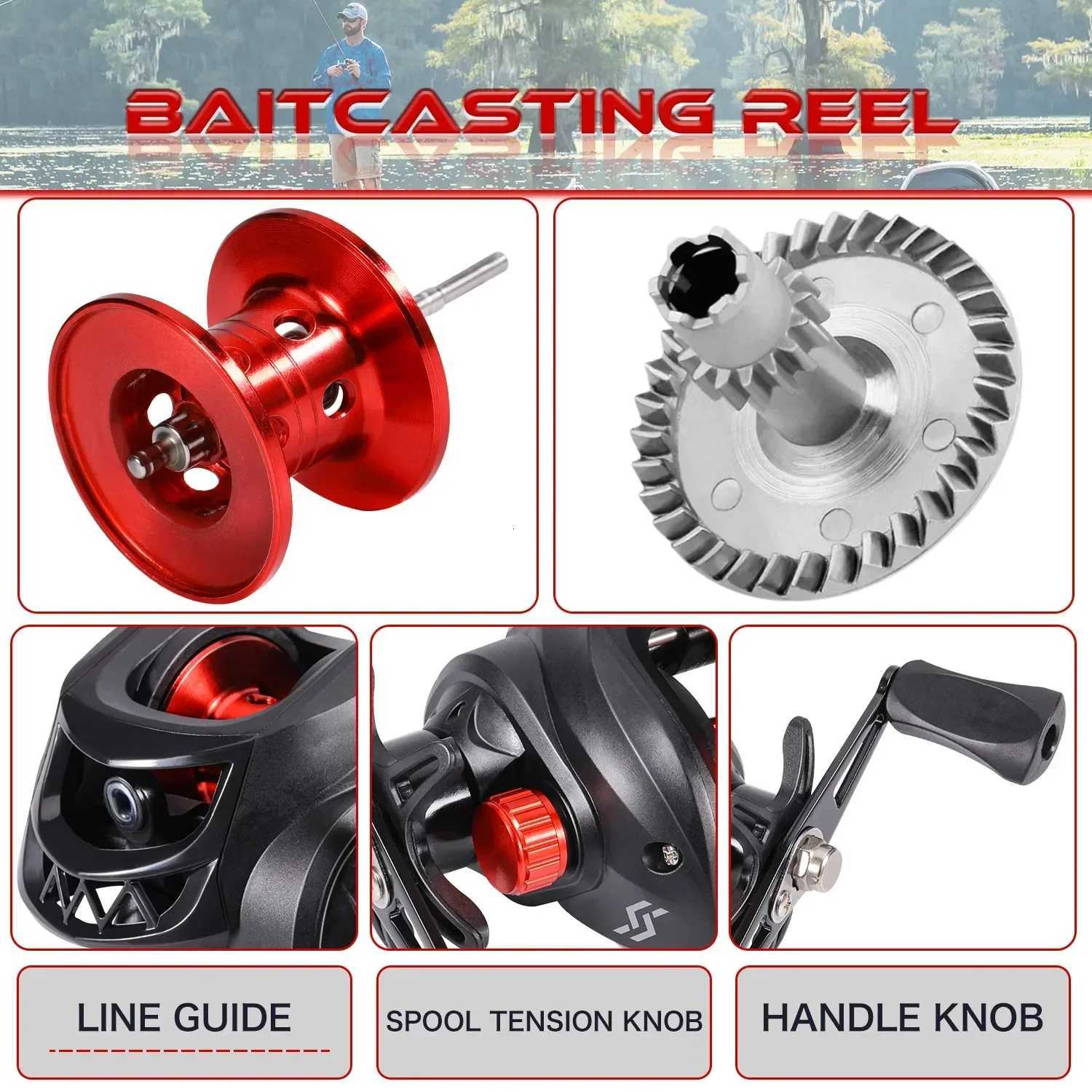 Sougayilang Casting Fishing Rod Reel Set 1821m Caon Fiber Casting Rod and Reel Max Drag 8kg with Line Lure for Bass Pike Y251014